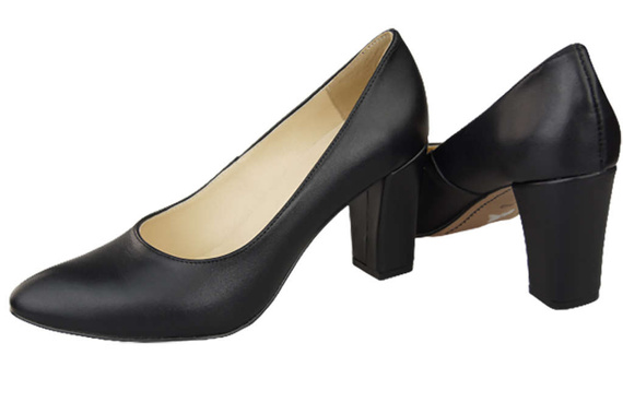 Damenschuhe Pumps Schwarz Naturleder 170 ElitaBut