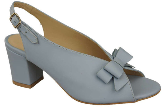 Damenschuhe Sandalen Hellblaues Naturleder Korn 148 L ElitaBut