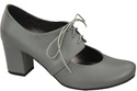 Schuhe Damenschuhe, Naturleder, Grau 161 ElitaBut
