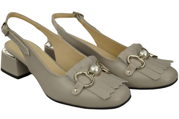 Damenschuhe Helle Esche Sandalen mit Fransen verziert Naturleder 208 ElitaBut