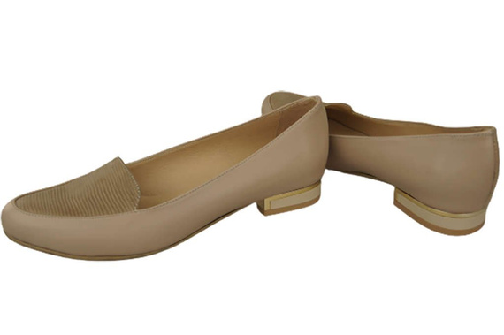 Damen Ballerinas Lords, Naturleder Cappuccino Lico 908 ElitaBut