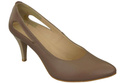 Damenschuhe Cappuccino-Pumps Naturleder 166 ElitaBut