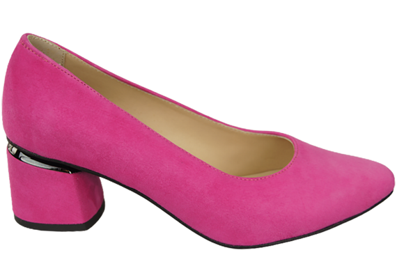 Damenschuhe Pumps Fuchsia Natürliches Wildleder 143 Von ElitaBut