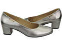 Damenschuhe Pumps Naturleder 172 Silber ElitaBut