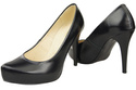 Damen Footwear Schwarz glänzend Stiletto Pumps Naturleder 205 ElitaBut