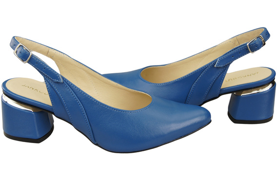 Damenschuhe Sandalen Blau Naturleder 196 ElitaBut