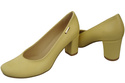 Klassische Damen Banane Leder Mandel Nase Pumps 201 ElitaBut