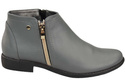 Damenschuhe Damenstiefel Warmes Naturleder Grau 872 Von Elitabut