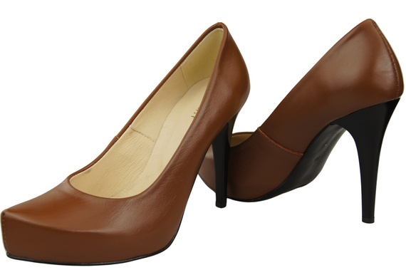 Damen Footwear Braun Stiletto Pumps Naturleder 205 ElitaBut