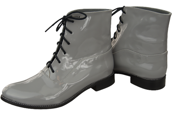 Damenschuhe Frühling/Herbst Naturleder Grau Lack 155 L ElitaBut