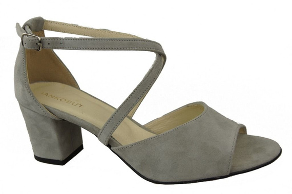 Damenschuhe Sandalen Popiel, Naturleder, Wildleder 111 ElitaBut