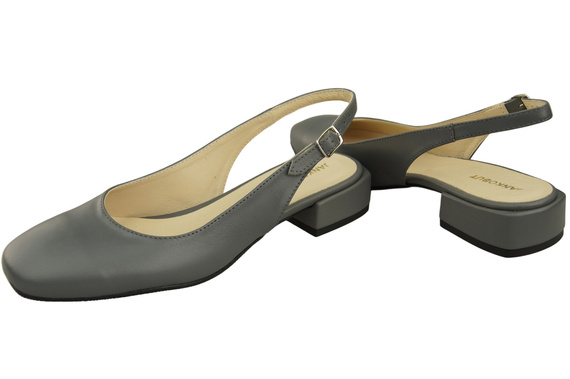 Damen Schuhe Sandalen Aschgrau Flacher Absatz Naturleder 206 ElitaBut