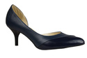 Damenschuhe Pumps, Naturleder, Marineblau 898 ElitaBut