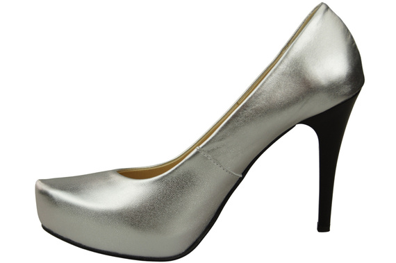 Damen Footwear Silber Stiletto Pumps Naturleder 205 ElitaBut