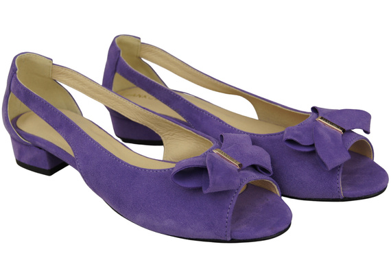 Schuhe Damen Sandalen Lila Natürliches Wildleder 994 Kombination aus Stil und Komfort ElitaBut