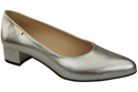 Damen Pumps Silber mit niedrigem Absatz zeitlose Eleganz und Komfort 220 ElitaBut