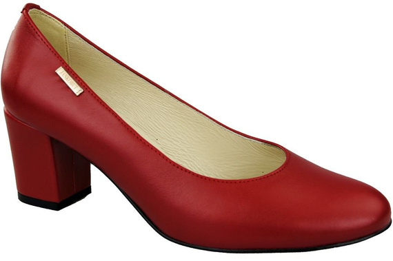 Damenschuhe Rote Pumps Naturnarbenleder 125 ElitaBut