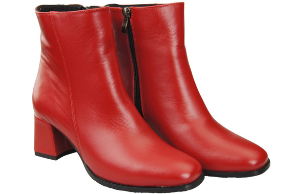 Damenstiefel Rot für Winter Naturleder 214 Z ElitaBut