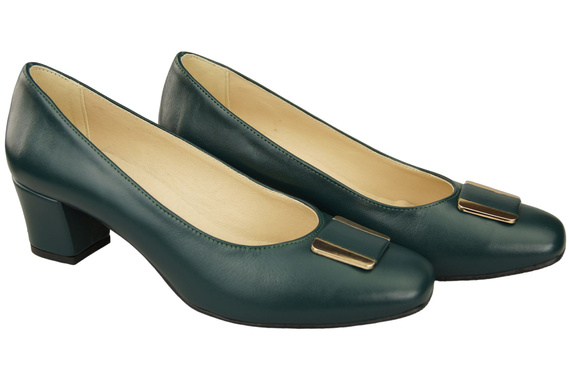 Damenschuhe Pumps Naturleder 187 Malachit ElitaBut