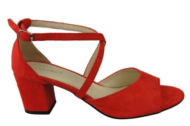 Damenschuhe Sandalen Rotes Naturleder Wildleder 111 ElitaBut