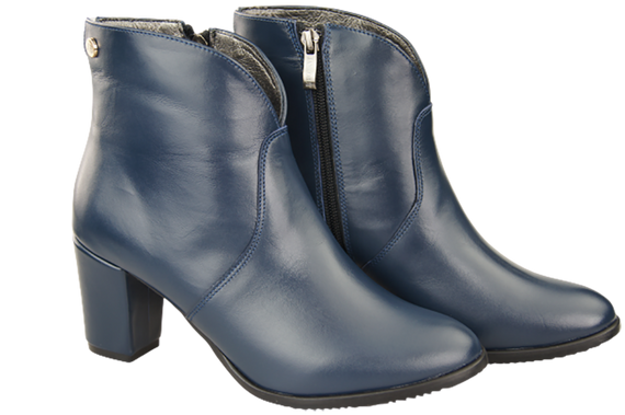 Winterstiefel für Damen, Naturleder, Marineblau 152 von ElitaBut
