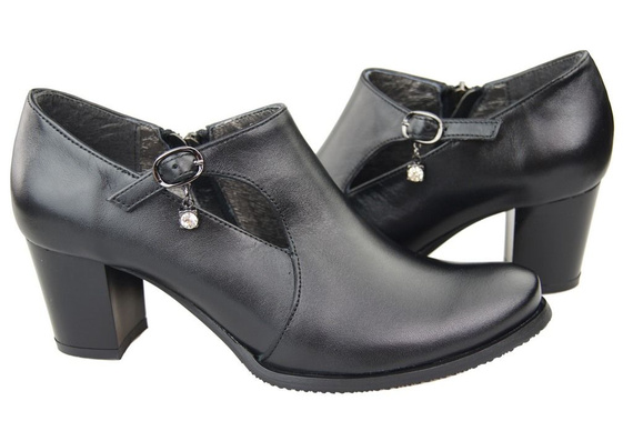 Damenstiefel Naturleder Schwarz 109 ElitaBut