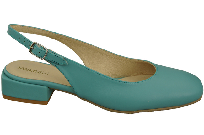 Damen Schuhe Sandalen Türkis Flacher Absatz Naturleder 206 ElitaBut