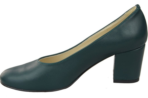 Damenschuhe Pumps Malachit Naturnarbenleder 125 ElitaBut