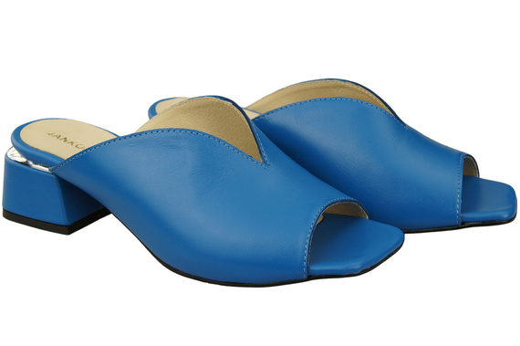 Damen Schuhe Absätze Flip Flops Blau Naturleder 210 ElitaBut