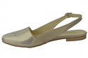 Schuhe Damen Sandalen Gold Naturleder 996 ElitaBut