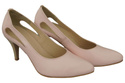 Damenschuhe Pumps Rosa Puder Naturleder 166 ElitaBut
