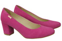 Damenschuhe Pumps Fuchsia Naturleder Wildleder 125 ElitaBut