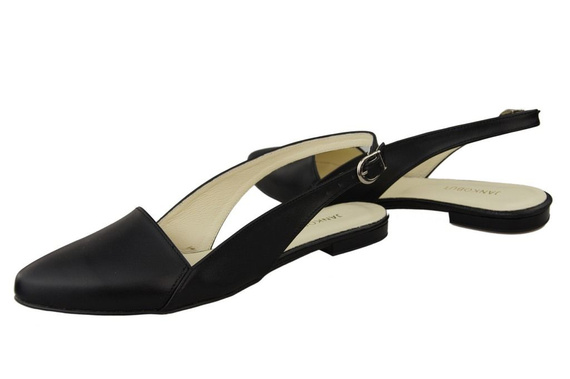 Schuhe Damen Sandalen Schwarz Naturleder 996 ElitaBut