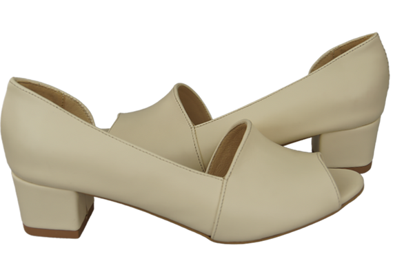 Damenschuhe Beige Sandalen, Naturleder 147 ElitaBut