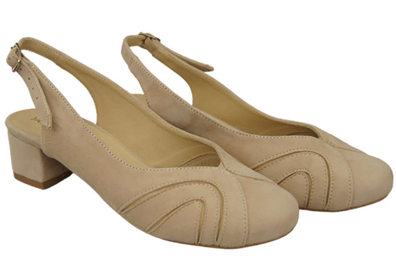 Damenschuhe Sandalen, Naturleder, Wildleder, Puderrosa 842 von ElitaBut