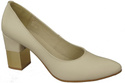 Damenschuhe Beige Pumps, Naturleder 144 ElitaBut