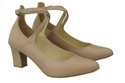 Damenschuhe Cappuccino-Pumps Naturleder 118 ElitaBut