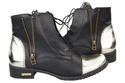 Damenstiefel Frühling/Sommer, Naturleder, Black Gold, 820 L, ElitaBut