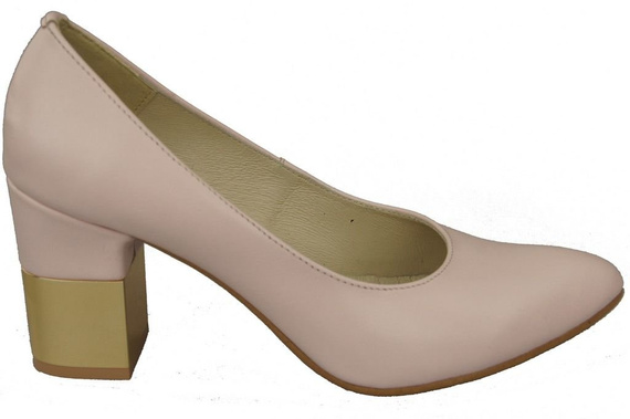 Damenschuhe Pumps Rosa Puder Naturleder 144 ElitaBut