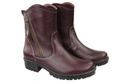 Damenstiefel Naturleder Burgund 122 ElitaBut