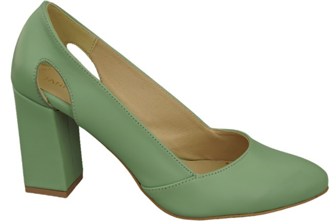 Damenschuhe Pumps Mint, Naturleder 184 ElitaBut