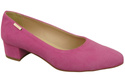 Bequeme Damen-Schuhe Fuchsie aus echtem Veloursleder 220 Z ElitaBut
