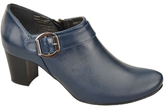 Schuhe Damenschuhe, Naturleder, Marineblau 826 ElitaBut