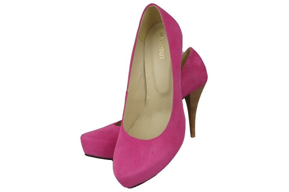 Damenschuhe Pumps Fuchsia Naturleder Wildleder 644 ElitaBut