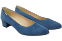 Bequeme Damen-Schuhe Blau aus echtem Veloursleder 220 Z ElitaBut