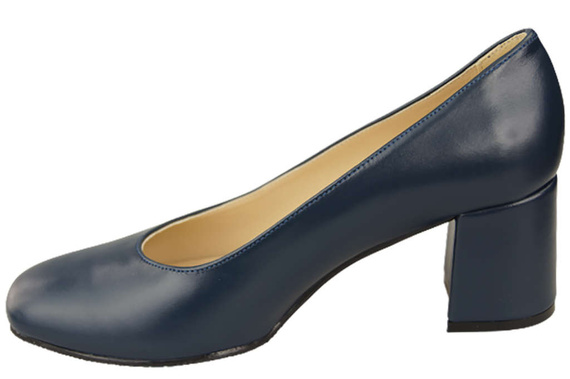 Damenschuhe Pumps Naturleder 171 Marineblau ElitaBut