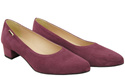 Bequeme Damen-Schuhe Burgund aus echtem Veloursleder 220 Z ElitaBut