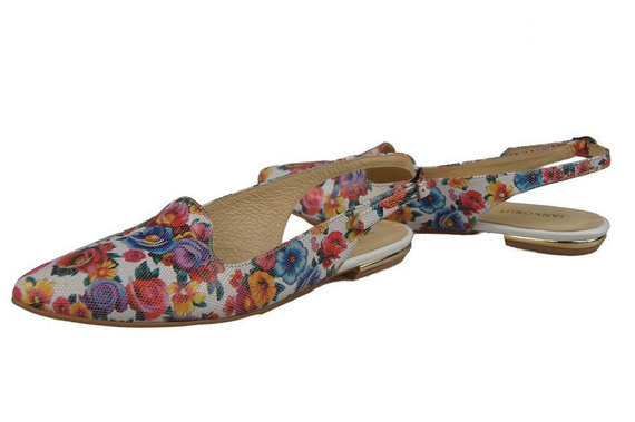 Damen Ballerinas Lords Flower 1 Naturleder 917 ElitaBut