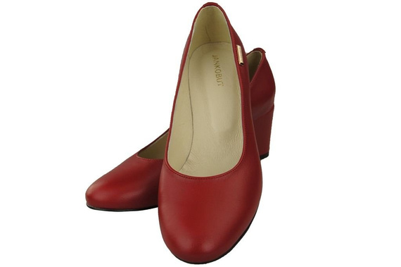 Damenschuhe Rote Pumps Naturnarbenleder 125 ElitaBut