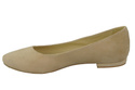 Damenschuhe Ballerinas Beige, Naturleder, Wildleder 131 ElitaBut